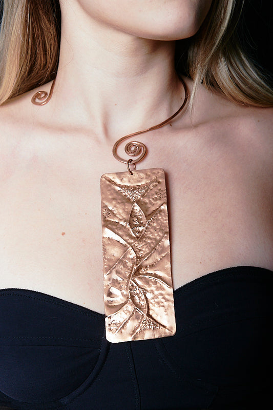 Selvaggia – Handmade Sculptural Copper Pendant