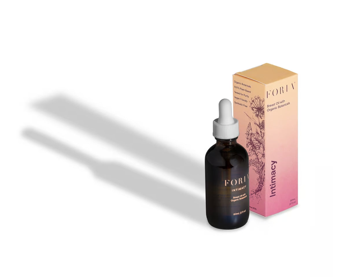 Intimacy Breast Oil with Organic Botanicals - Nurture and promote breast well-being with our CBD-free botanical oil